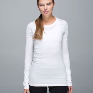 Lululemon Swiftly Tech Long Sleeve White